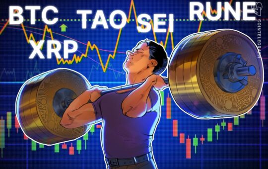 Bitcoin'S Strong Monthly Close Could Trigger A Rally In Xrp, Tao, Rune And Sei.