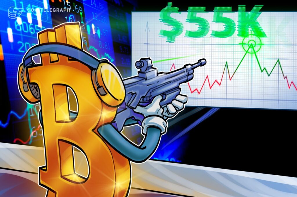 Check out these 3 BTC price levels if Bitcoin breaks below $55k