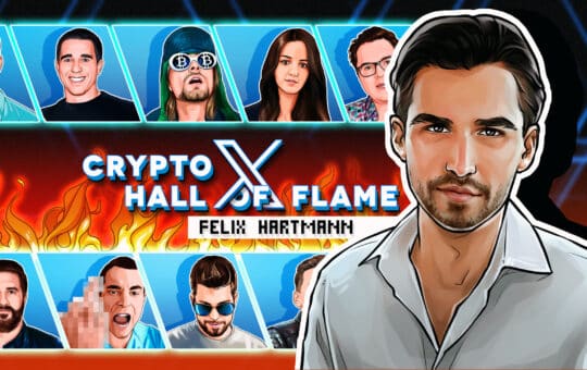 Felix Hartmann, X Hall Of Flame - Cointelegraph Magazine