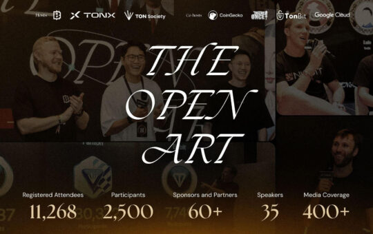 Open Art By Blum, Tonx And Ton Society Will Be The Biggest Event Of Token2049 Week.