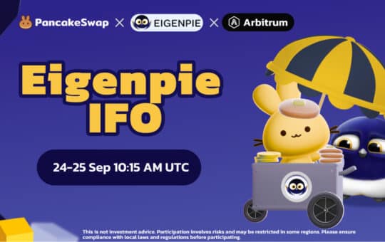 Pancakeswap Launches Its First Ifo On Arbitrum, Eigenpie