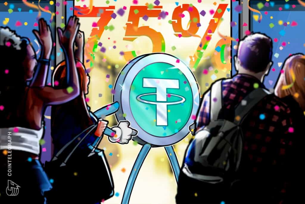 Tether'S Usdt Market Share Has Increased By 20 Percent, Reaching 75 Percent In Two Years