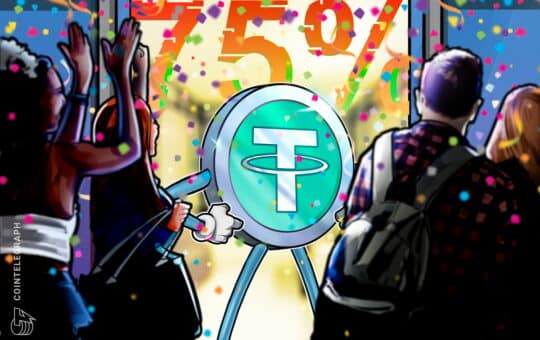 Tether'S Usdt Market Share Has Increased By 20 Percent, Reaching 75 Percent In Two Years