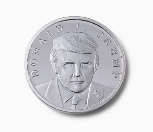 Trump introduces special silver coins for the first time—designed by Trump, made in America