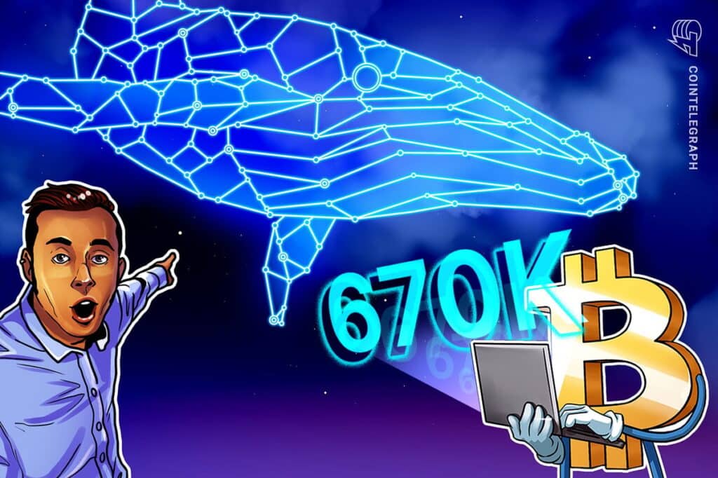 Amid BTC's v-shaped bounce, Bitcoin well stock hit a record high of 670K.