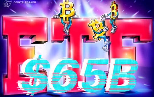 Btc Price Is Poised To Break 7-Month Low As Bitcoin Etf Hits Record High Of $65B.