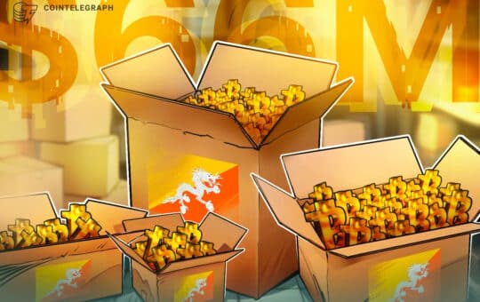 Bhutan Government Sells $66M Bitcoin Stash For $71,000