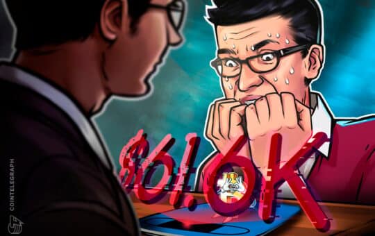 Bitcoin Short Holders 'Seriously Tested' If Btc Loses $61.6K - Analyst