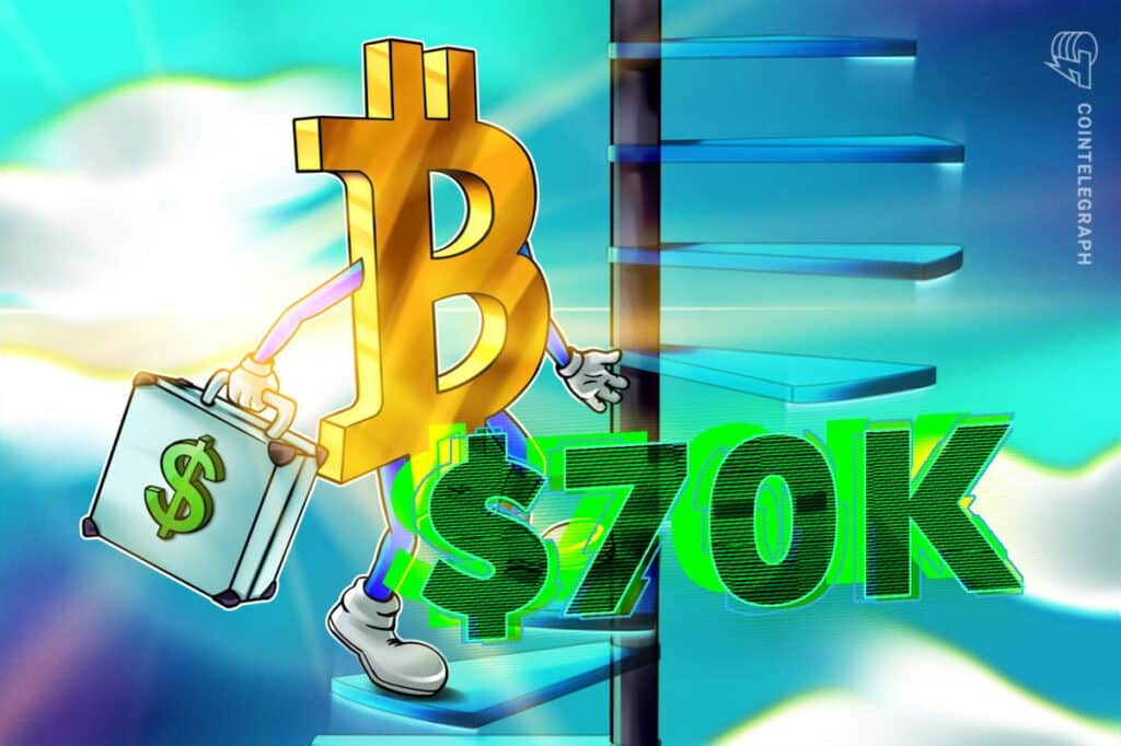 Bitcoin Reached 70 Thousand Dollars