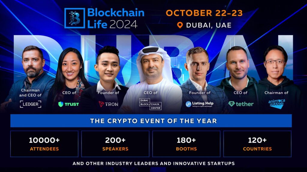 Blockchain Life 2024 In Dubai: A Gathering Of Market Promoters Known Before The Bull Run