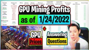 Gpu Mining Profits As Of 12422 Gpu Prices