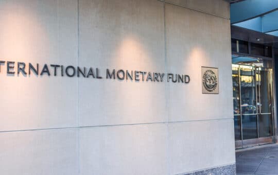 The Imf Building In Washington Dc