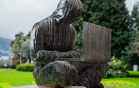 Teter And The City Of Lugano Unveiled A Statue Of Satoshi Nakamoto