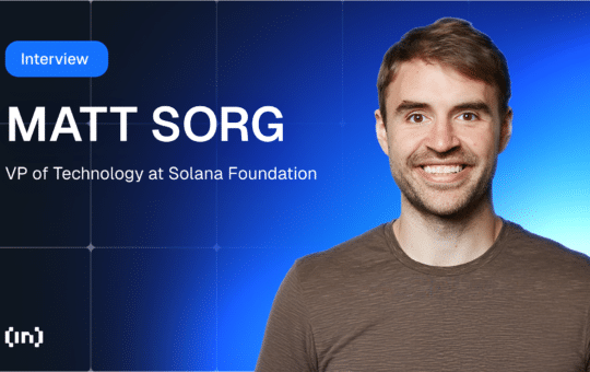 Solana Foundation’s Vp Of Technology Matt Sorg Breaks Down Solutions For Scaling And Network Congestion