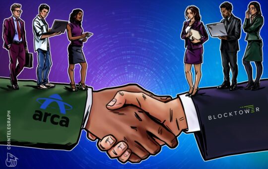 Arca, Blocktower To Be Integrated Into A Unified Crypto Platform