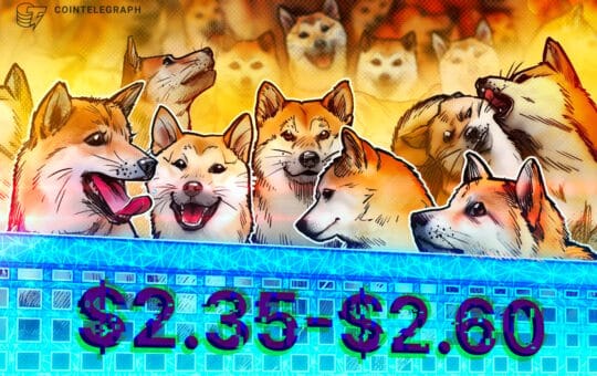 Dogecoin price 'conservative target' starts at $2.35 based on DOGE bull market fractal