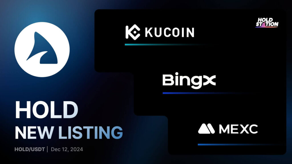 Holdstation announced HOLD listing on KuCoin, BingX and MEXC