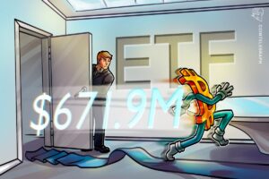 In 1 day, the cost of 671.9 million dollars hit the Bitcoin ETF