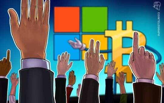 Microsoft shareholders have voted 'no' on the Bitcoin Reserve