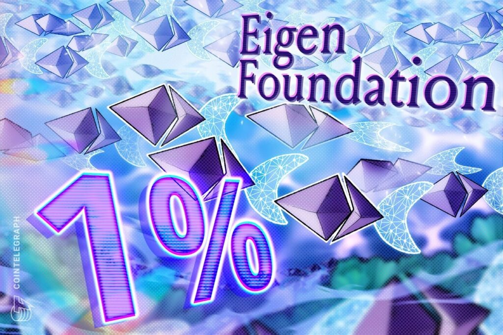 The EIGEN Foundation donates 1% of the EIGEN supply to the ETH Protocol Guild