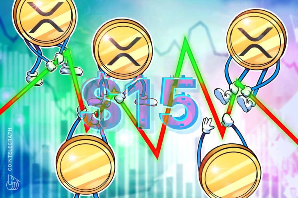 The XRP price chart has a 'bull flag' consolidation level, but it targets $15