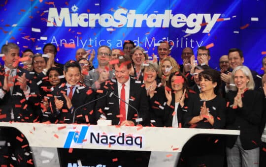 To add Nasdaq MicroStrategy to the Nasdaq100 Index