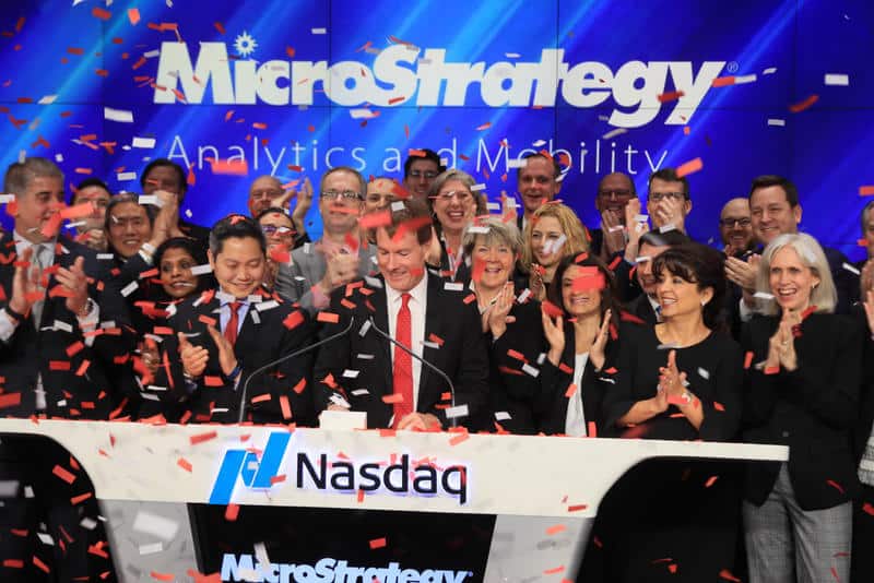 To add Nasdaq MicroStrategy to the Nasdaq100 Index