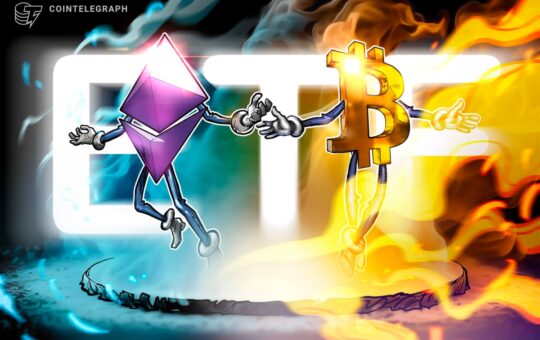 US-listed Bitcoin, Ether ETF hits $38.3B in net revenue in year of launch