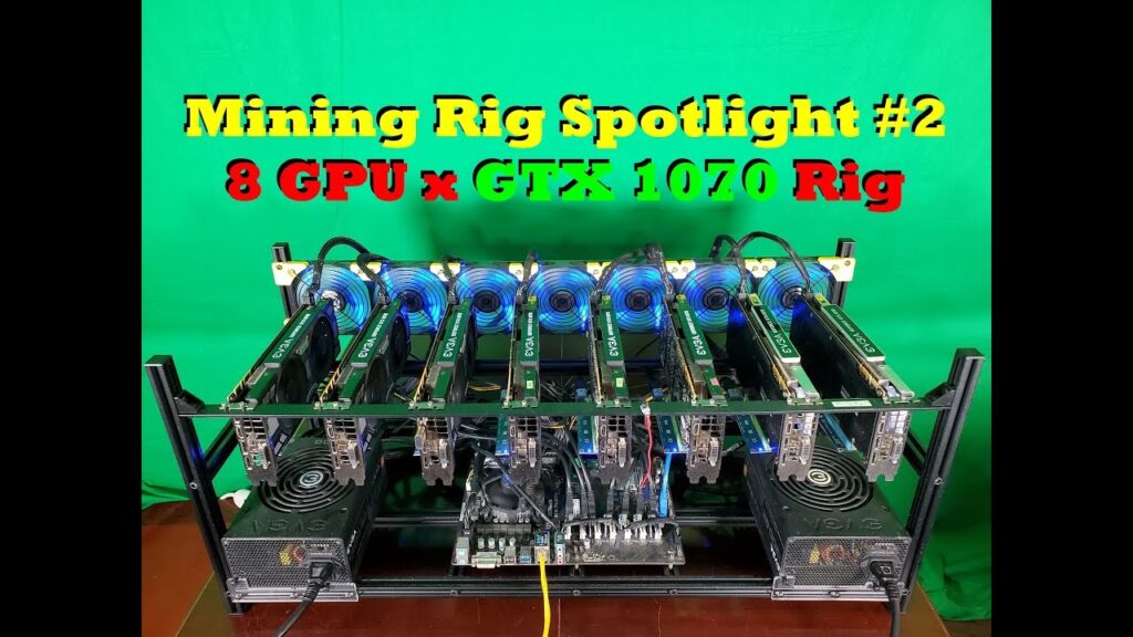 8 GPU x GTX 1070 Mining Rig Spotlight Mining