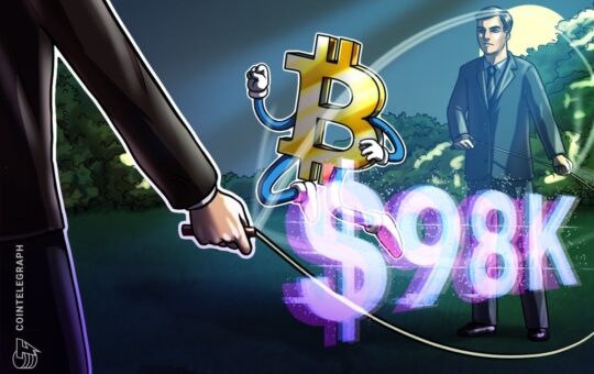 BITCOIN 'Flying of terrorist sale' is $ 98 less than $ 98