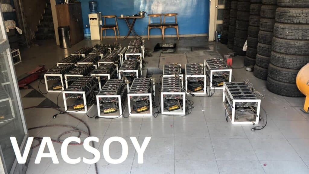 Gpu Mining Operation At A Tire Shop Community Mining