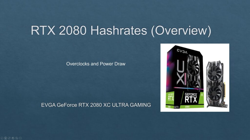 Rtx 2080 Hashrates Overview