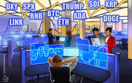 SPX, DXY, BTC, TRUMP, ETH, XRP, BNB, SOL, DOGE, ADA, LINK