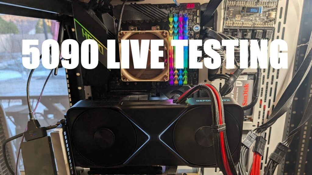 Rtx 5090 Hashrate Testing In Hiveos Live