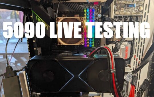 Rtx 5090 Hashrate Testing In Hiveos Live