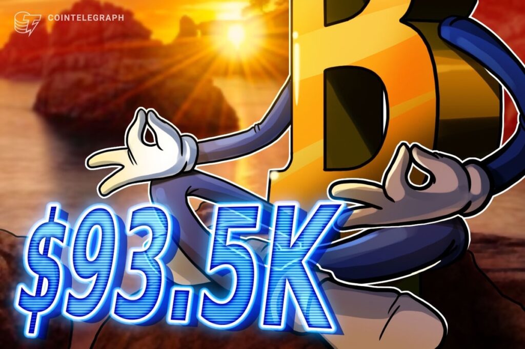 Bitcoin To $ 93.5Km