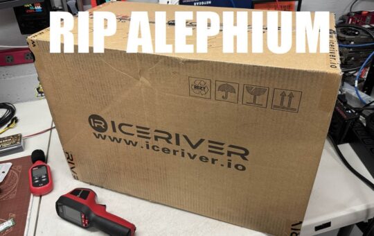 Unboxing The Iceriver Al3 Alephium Miner Live