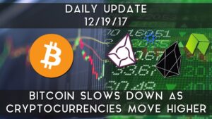 Daily Update 121917 Bitcoin Slows Down As Others Move