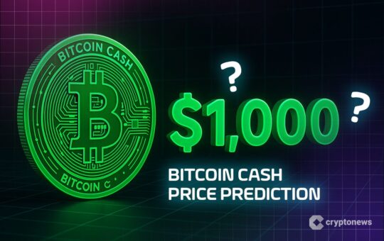 Bitcoin Cash Price Prediction: Bch Hits $600 For First Time In 2025 – $1,000 Is The Next Target.