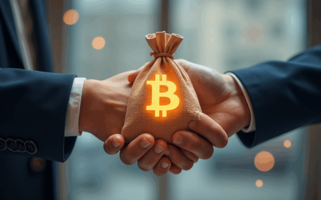 Ai Generated Image Of Bitcoin Payment Bag