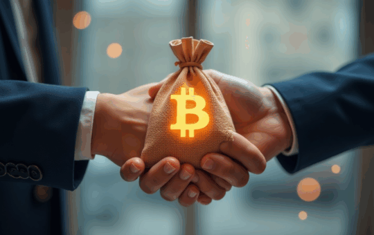 Ai Generated Image Of Bitcoin Payment Bag