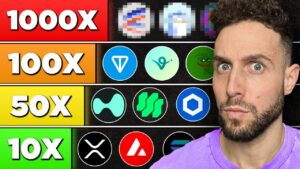 The Ultimate Crypto Tier List Of 2025 100X Potential