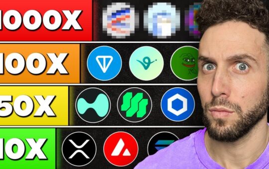 The Ultimate Crypto Tier List Of 2025 100X Potential