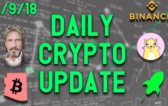 Crypto Daily News Binance Crash Mcafee Fud Arizona Accepting