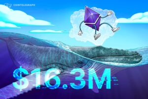 Ethermum Whale Is Opened At The Bottom Of The Bottom Of The Bottom Of $ 16.3 Million