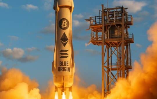 Jeff Bizzus Blue Origins For New Poward Travels Bitcoin, Ether, Eterna And Solone