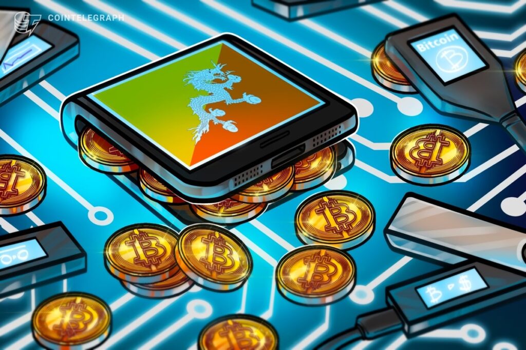 Bhutan Cluction $ 107M Bitcoin, From $ 1.1B B. Bit