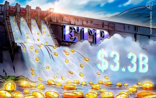 Bitcoin, Ehehereum And Sola And Etfs See $ 3.3B Explosive Last Week