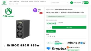 New Coin And Miner Appears Iniverse Ini Matches Inibox Miner