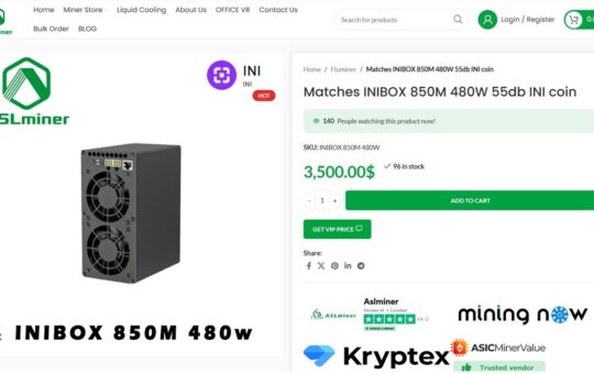 New Coin And Miner Appears Iniverse Ini Matches Inibox Miner